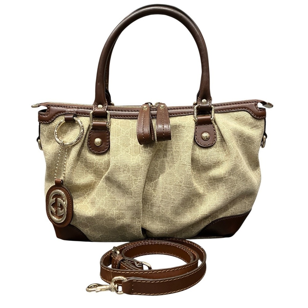 Gucci Sukey handbag GG canvas leather - Picture 2 of 9
